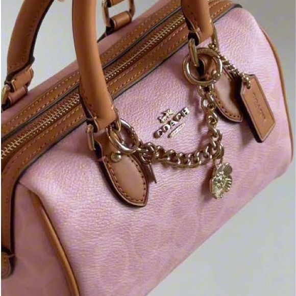 Coach powder pink mini Rowan - Picture 2 of 2